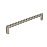 Richelieu Hardware BP873192180 Lambton Collection 7 9/16-inch (192 mm) Center-to-Center Polished Nickel Modern Rectangular Cabin