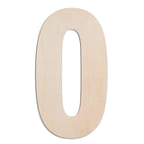 MGTECH 17 Inch Large Wooden Letter O, 1/4 in Thick Big Wood Letter for Crafts and Wall Decor