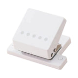 Ecomistiq 5 Hole Punch Portable Binding Machine For Scrapbooks A4 Loose Leaf Notebooks White | Paper Punches Scrapbooking Tools 