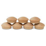 Wood Hole Plugs 1 inch, Pack of 50 Maple Button Top Wood Plugs for Screw Holes, by Woodpeckers
