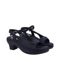 Shoetopia Orthopedic Comfortable Doctor Sole Black Sandals For Women & Girls,Black,8,B0F9FR2S9V