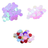 ATORSE 390 Pieces Shiny Round Loose Paillettes Sewing Craft 16mm Light Purple