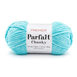 Premier Parfait Chunky Yarn - Super Bulky, Ideal for Knitting & Crocheting, Chenille, Turquoise, 3.5 oz, 131 Yards