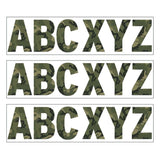 Eureka Classic Camo 7 Deco Letters, 129 Per Pack, 3 Packs