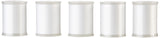 Brother 5 Pack SAEBT Embroidery Bobbin Thread, White, 60 Weight, for Machine Embroidery