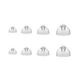 Mixed Set Oticon MiniFit Single Vent Bass Hearing Aid Domes, for Size Confirmation, 6mm - 2 Domes / 8mm - 2 Domes /10mm - 2 Dome