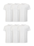 Fruit of the Loom Mens Stay Tucked Crew TShirt Medium White (Pack of 6)