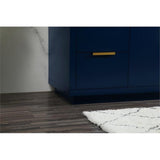 Elegant Decor Blake 60 Aluminum Alloy Mdf Single Bathroom Vanity In Blue