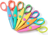 Levin 6Pcs Craft Scissors Decorative Edge, Zig Zag, Pattern & Design Scissors For Crafting