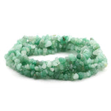 31 inches Chip Stone Loose Gemstones Beads Drilled Strand for Jewelry Making Bracelet Necklace Earrings Crafts (Green Aventurine