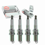 4 pc NGK V-Power Spark Plugs compatible with Mini Cooper 1.6L L4 2002-2008