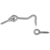 National Hardware N117-911 Hooks & Eyes, 2, Zinc Plated