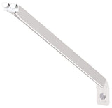 ClosetMaid Wire Shelving Support Brackets for 16 in. Deep Shelves, with Anchors & Pins for Installation, White, 12 Count (Pack o