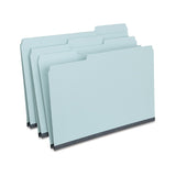Staples 621318 3-Tab Pressboard File Folders Legal Blue 25/Box