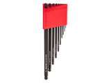 TEKTON Short Arm Ball End Hex L-Key Set with Holder, 10-Piece (1.3-10 mm, Common Sizes) | KLX91212