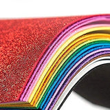 ART RANGER A410 Combo Glitter Foam, SelfAdhesive Sheet (A4 Size) Art & Craft Glitter Sheets Paper(Colour Sheet) for Craft,Mult