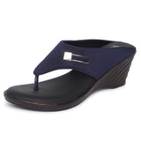 Ortho Joy Extra-Soft Fancy Slippers For Women'S (Navy Blue),Navy Blue,4,B09RQSBZ4M