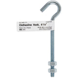 Hook Clothsln 1/4X4.25 (Pack Of 10)