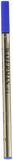 Waterman Pen Company : Rollerball Pen Refill, Fine Point, Blue Ink : Sold as 2 Packs of 1 / Total of 2 Each