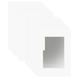 ZBEIVAN 5x7 White Picture Mats with Core Bevel Cut Frame Mattes for 3.5x5 Pictures - Pack of 12