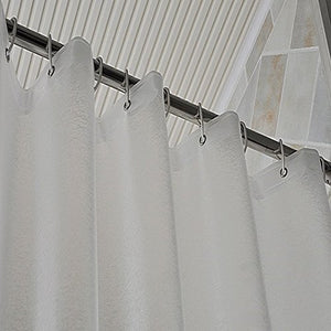 AooHome Frosted Shower Curtain Liner 8G Eva Extra Long Shower Curtain 72x78 Inch with Heavy Duty 5 Bottom Magnets, Thick Shower