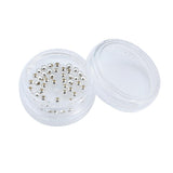 BEADIA 925 Sterling Silver Round Beads 2.5mm 50pcs for Jewelry Making Findings