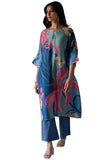 Gosriki Women'S Cotton Blend Straight Printed Co-Ord Set (Yup Blue Co-Ord-Gs_S_Blue_Small),Blue,,B0CN4CHHFB