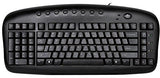 Ergonomic Left Handed Keyboard for Business/Accounting - 8 Multimedia Hotkeys - Eliminates RSI and Carpal Tunnel - Patented Natu