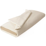 JOSNAAN 57 Inch 100% Cotton Muslin Fabric, 1Yard Natural Unbleached Muslin Linen Fabric by The Yard Suitable for Sewing Embroide