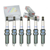 6 pc NGK Laser Iridium Spark Plugs compatible with Infiniti G37 3.7L V6 2008-2013