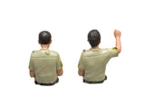 Seated Sheriff Officers 2 Piece Figure Set For 1:18 Models By American Diorama 23831