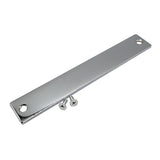 Dummy Mortise Filler Plate | 86 Prep Blank Cover | 1-1/4 x 8 | Mortise Lockset Blank | Polished Chrome