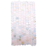 BEADIA Faceted Natural Morganite Stone Round Loose Semi Gemstone Beads for Jewelry Making 3-3.5mm 38cm