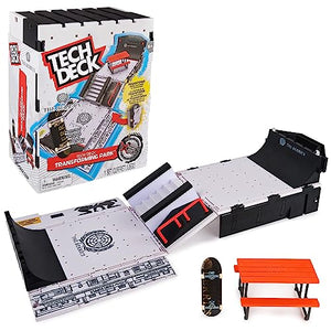 TECH DECK, The Berrics Transforming Park, X-Connect Park Creator, 30-inch Wide Foldable Playset with Storage and Exclusive Finge