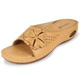 Ortho Joy Extra-Soft Comfortable Stylish And Fancy Slippers For Women,Cream,6,B0BYDJQCY6