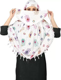 Nexora Pure Cotton Female Long Scarf Cum Mask With Sun Protection Cover Face Mask Scarves Stylish Universal Size Usable Dupatto 