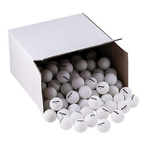 Champion Sports 1 Star Table Tennis Ball Pack - White Ping Pong Balls, Set of 144, with 40mm Seamless Design - Recreation Table 