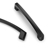 Asidrama 10 Pack 4 Inch(102mm) Matte Black Kitchen Cabinet Handles, Cabinet Pulls Kitchen Cabinet Hardware for Cupboard Drawer P
