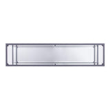 Sei Furniture Southern Enterprises Horten Glam Narrow Console Table, Silver