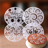 15-Pack Magnoloran Wedding Cake Stencils Cake Templates Spray Floral Cake Molds, Baking Tools, Dessert Decorating Molds