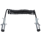 Barjan GT3310 15 Foot Standard Coiled Electric 7-Way with 12 inch Leads