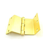 Stanley Security F2483124 31/2 Steel Full Mortise Standard Weight Swing Clear Hinge for Square Edge Doors # 054503 Satin Brass