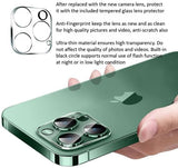 2X Set/6 PCS Back Rear Camera Lens Glass Replacement Kit with Adhesive Pre-Installed Fit for iPhone 13 Pro / 13 Pro Max + Repair