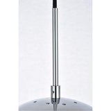 Living District Eclipse 1 Light Chrome Pendant With Clear Glass