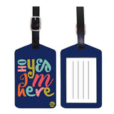 Nutcase Designer Luggage Travel Baggage Tags Single Tag With Name Card Inside Oh Yes IM Here