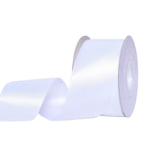 Ribest White Double Faced Satin Ribbon, 2 Inch 25 Yard Ribbon for Crafts Gift Wrapping Bows Wedding Party Decoration Bouquet