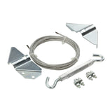 National Hardware N192-211 Anti-Sag Gate Kit, For Exterior Use, Coated With Weatherguard Protection, Zinc-Plated