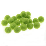 Zasy Needle Felt Balls Wool Beads Dry Felted Balls 15mm Handmade DIY Crafts 20pcs (Light Green)