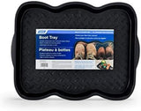 Camco Multi-Purpose Shoe Tray with Anti-Slip Pattern - Perfect for Holding Work Boots, Tools and Pet Accessories; Protects Your 