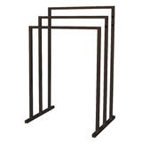Kingston Brass SCC8285 Pedestal 3-Tier Steel Construction Towel-Rack, Oil Rubbed Bronze